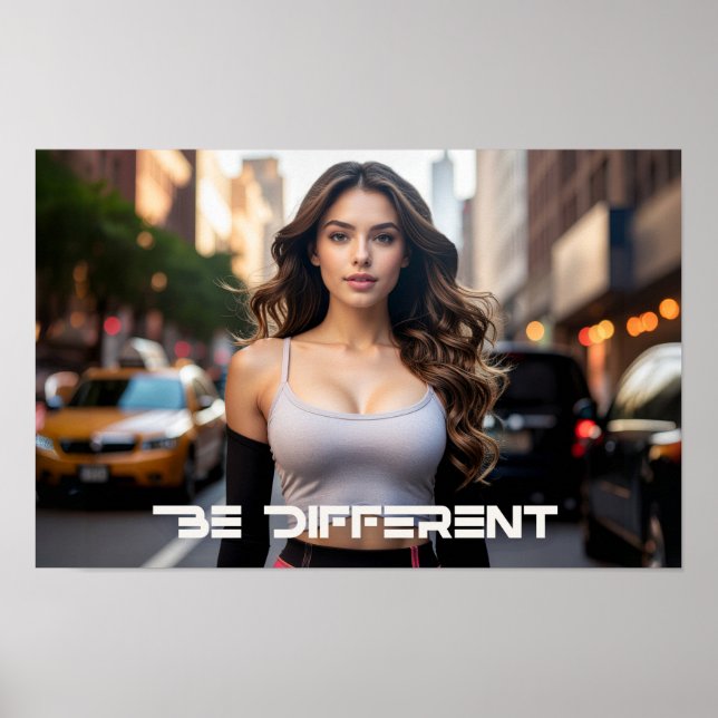 BE DIFFERENT POSTER (Front)