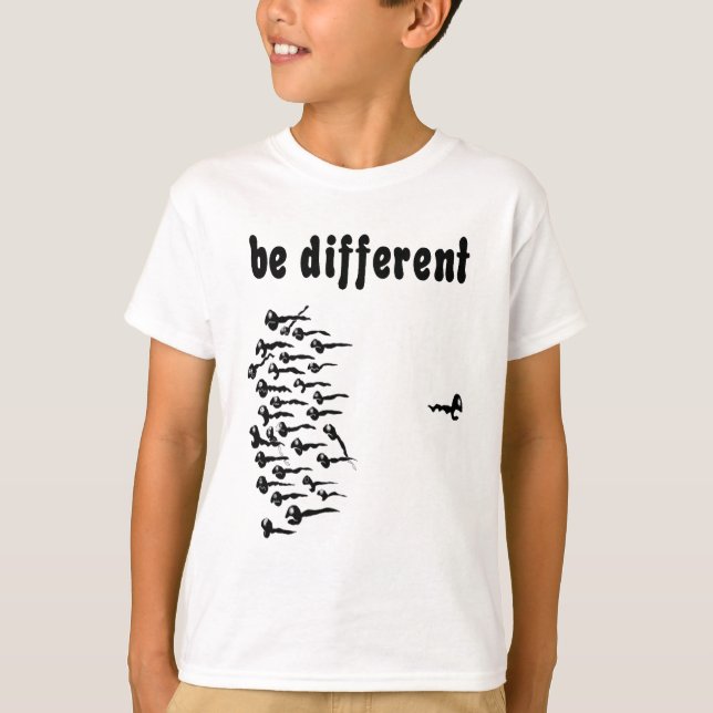 Be Different Sperm T-Shirt (Front)