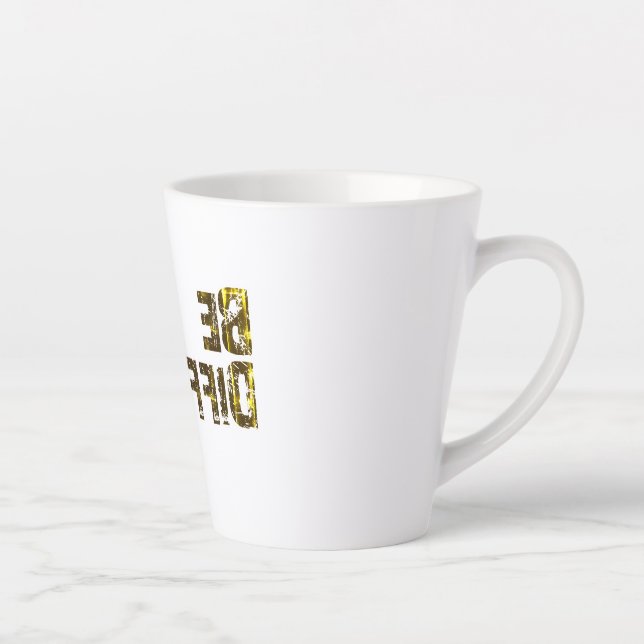 Be Different Stand Out Latte Mug (Right)