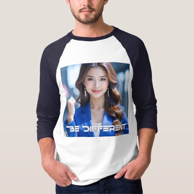 BE DIFFERENT - T-Shirt (Front)