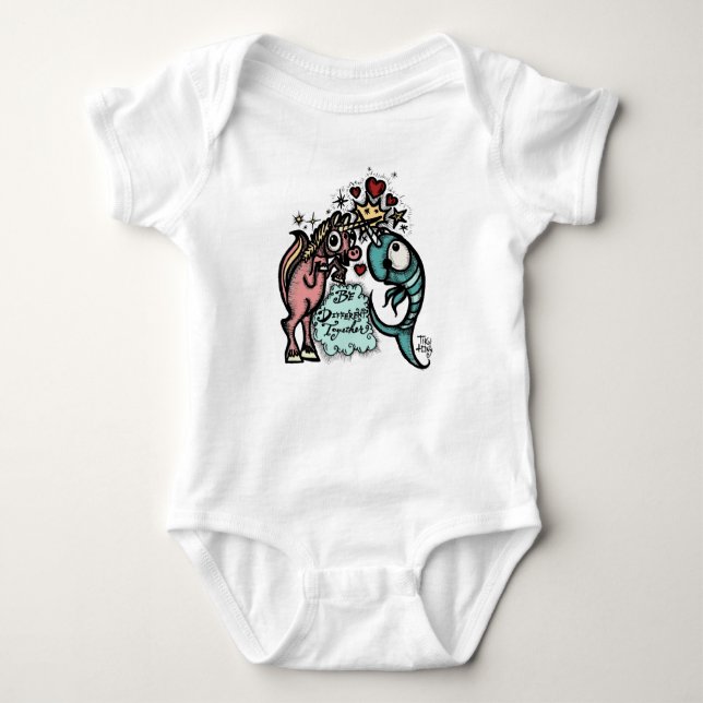 Be Different Together! Baby Bodysuit (Front)