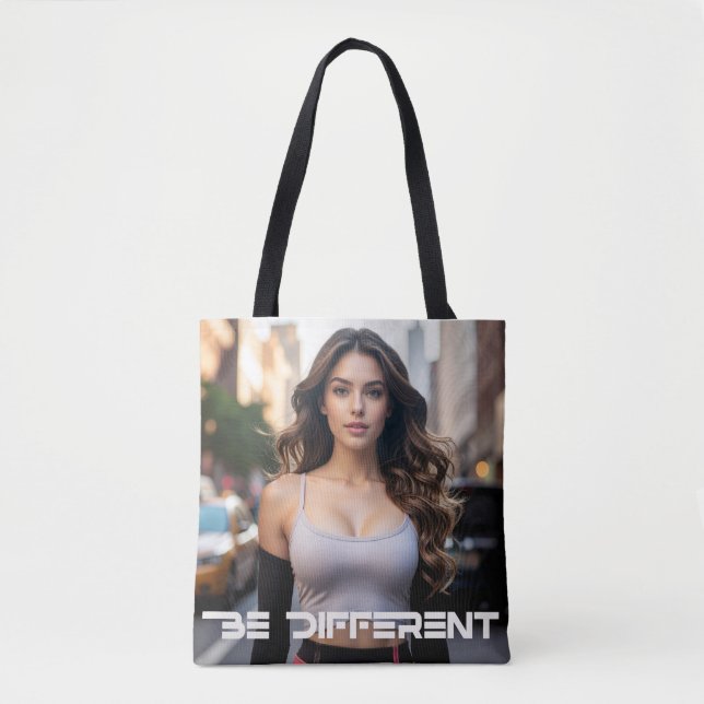 BE DIFFERENT TOTE BAG (Front)