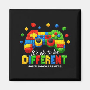 Be Different Video Game Au Awareness Boys Kids Magnet