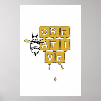 Be(e) creative poster