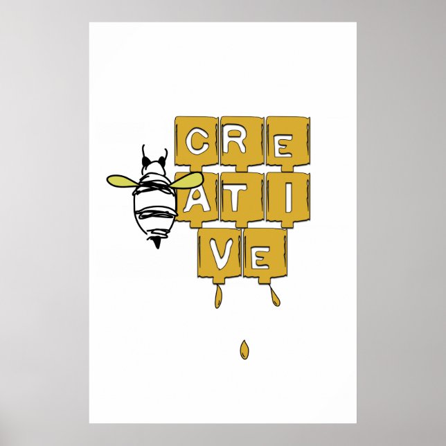 Be(e) creative poster (Front)