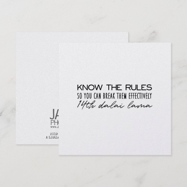 BE EFFECTIVE 5.25 x 5.25 card (Front/Back)