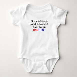 be english baby bodysuit