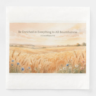 Be Enriched Thanksgiving Napkin