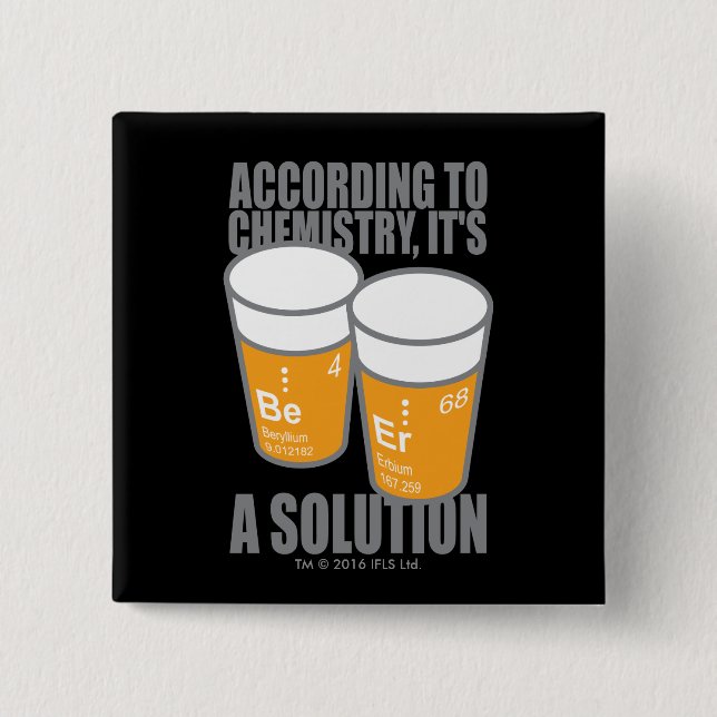 BE-ER 15 CM SQUARE BADGE (Front)