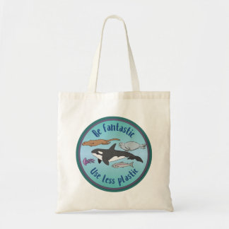 Be Fantastic, Use Less Plastic reusable tote bag
