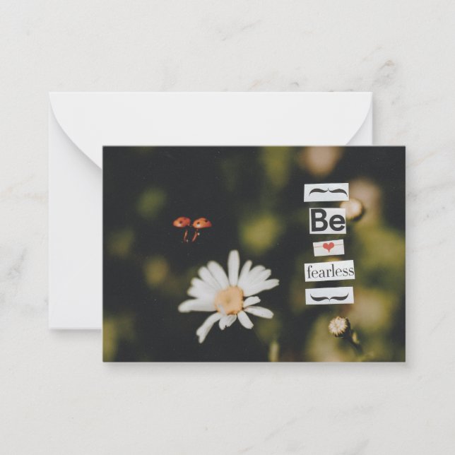 Be Fearless Greeting Card (Front)