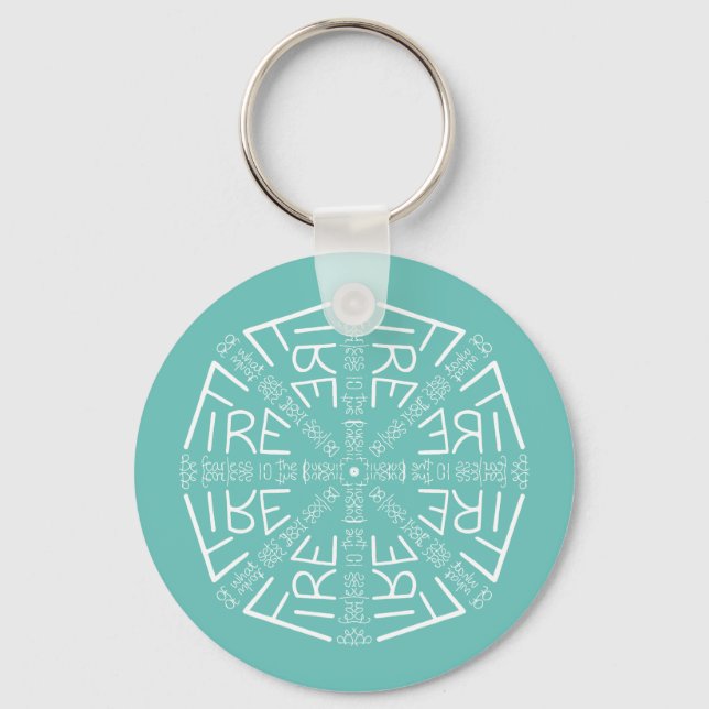 Be fearless…Hidden words key chain (Front)