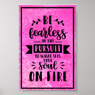 Be Fearless Poster