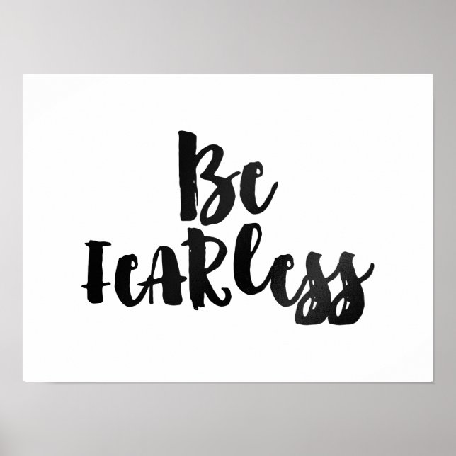Be Fearless Poster (Front)