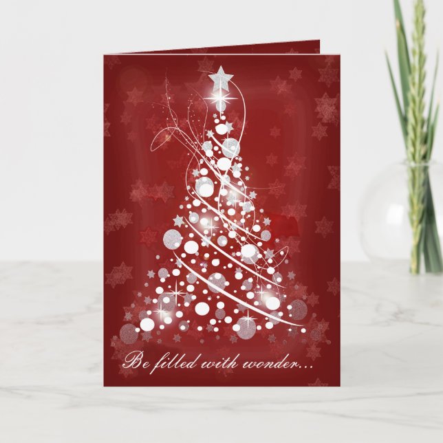 Be filled with wonder - touched by peace holiday card (Front)