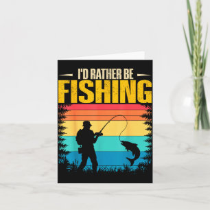 Be fishing funny fishing graphic for men women card