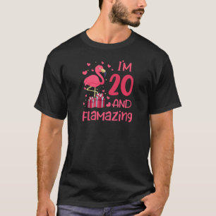 Be flamazing amazing flamingo love 20 birthday 20 T-Shirt