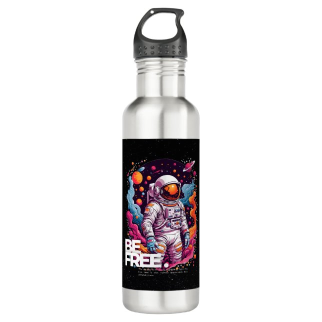 BE FREE Astronaut design 710 Ml Water Bottle (Front)