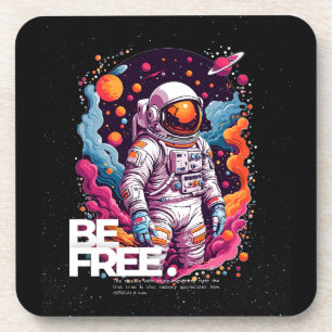 BE FREE Astronaut design Coaster