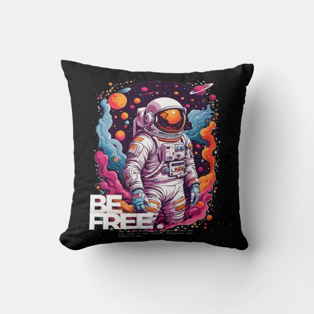BE FREE Astronaut design Cushion (Front)