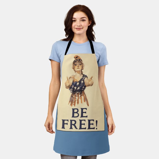 Be Free! - blue Apron (Worn)