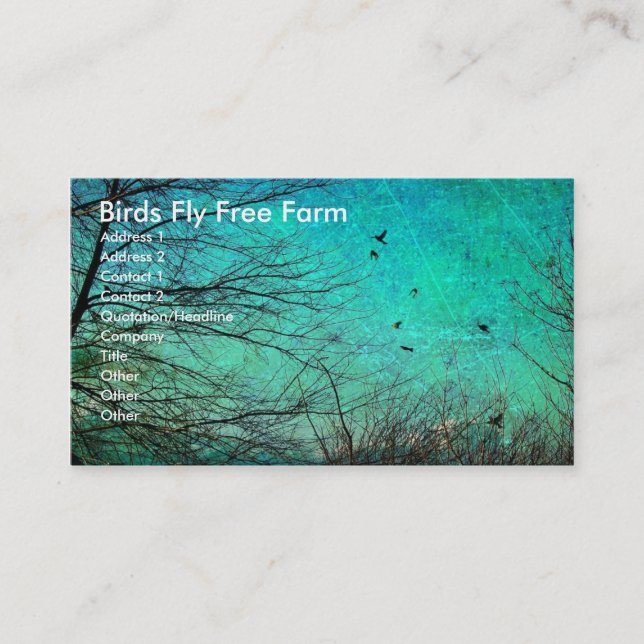 Be Free Business Card (Front)
