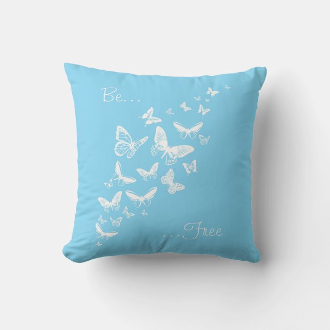 Be Free  (White) Cushion (Front)