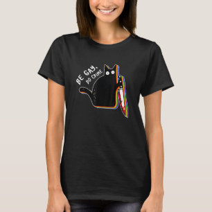 Be Gay Do Crime Black Cat Lgbtq Trans Pride Month  T-Shirt