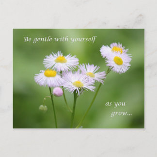 Be gentle with yourself postcard
