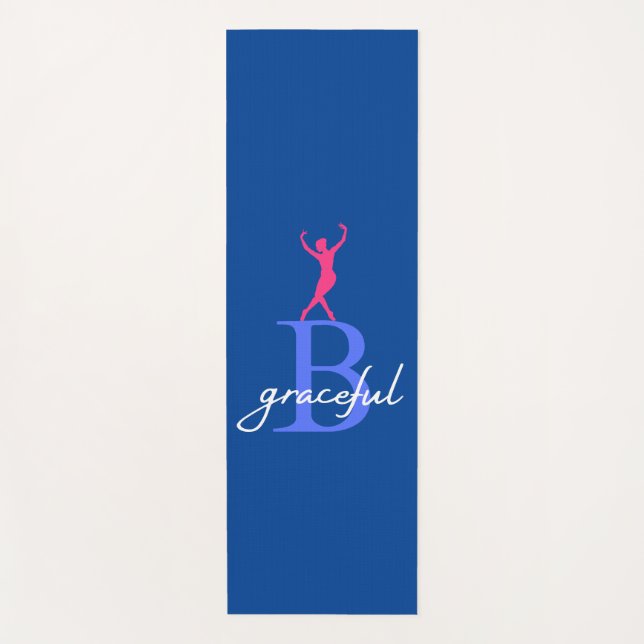 Be Graceful a Ballerina Yoga Mat (Front)