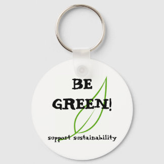 Be Green! Key Ring