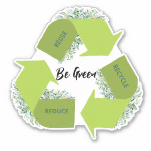 Be Green, Reduce, Reuse, Recycle