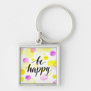 Be Happy 2 Key Ring