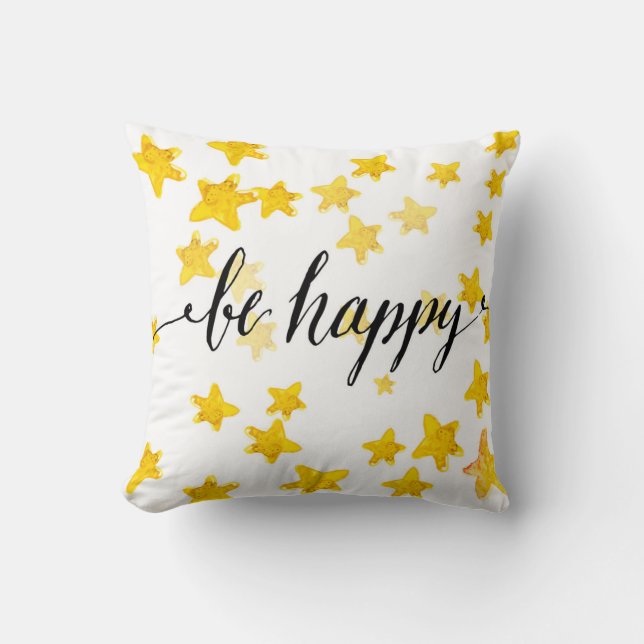 Be Happy 3 Cushion (Front)