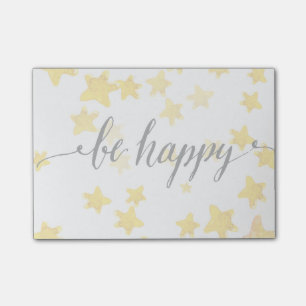 Be Happy 3 Post-it Notes