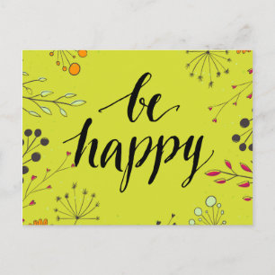 Be Happy 5 Postcard