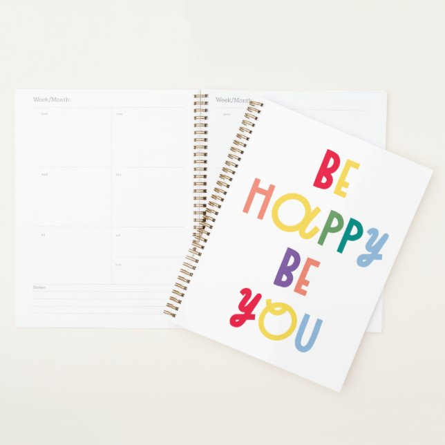 Be Happy Be You Planner (Display)
