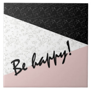 Be happy! ceramic tile