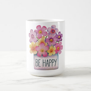 Be Happy Coffee Mug