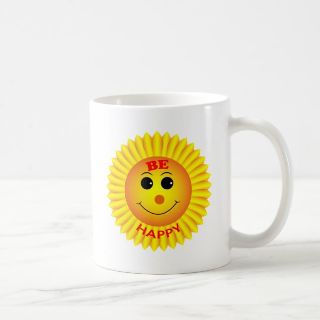 Be Happy Coffee Mug (Right)