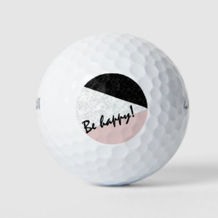 Be happy! golf balls