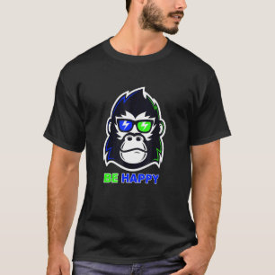 Be Happy Gorilla T-Shirt