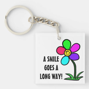 BE HAPPY KEY RING