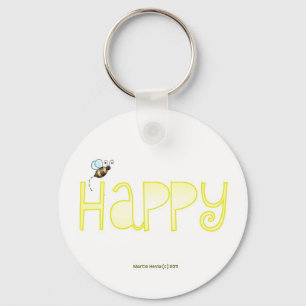 Be Happy Key Ring