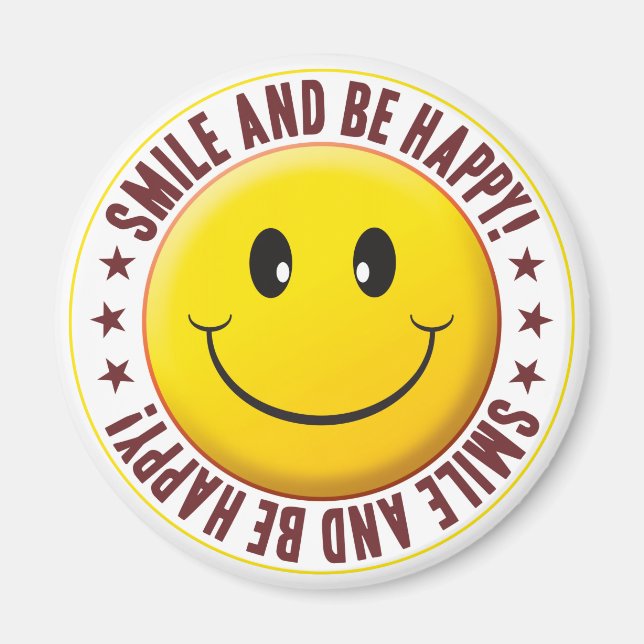 Be Happy Magnet (Front)