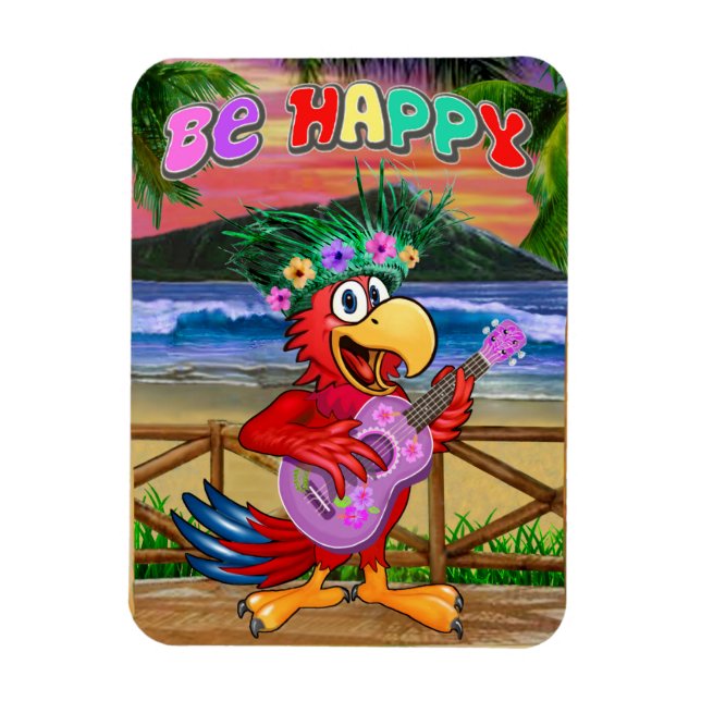 BE HAPPY MAGNET (Vertical)