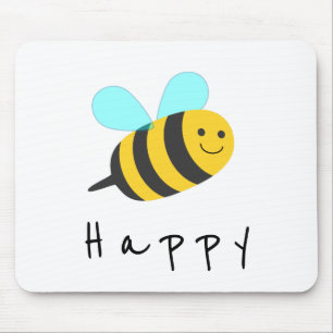 Be Happy Mouse Pad
