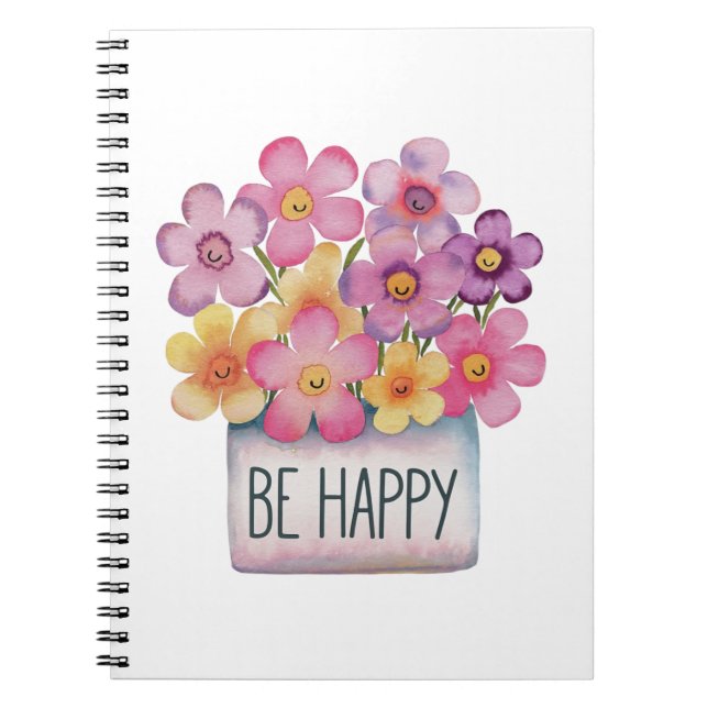 Be Happy Notebook (Front)