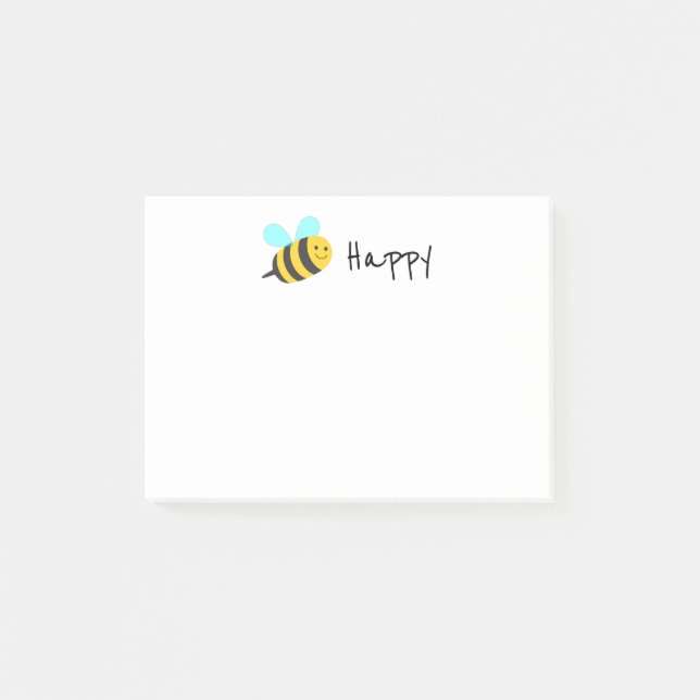 Be Happy Post-it Notes (Front)