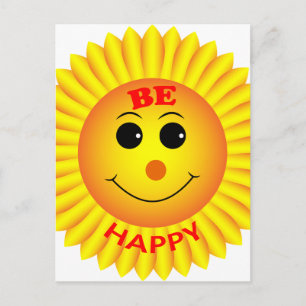 Be Happy Postcard